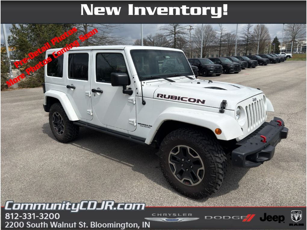 Bright White Clearcoat 2016 Jeep Wrangler Unlimited Rubicon Hard Rock 4WD SUV / Crossover Four-Wheel Drive 6-Speed Manual