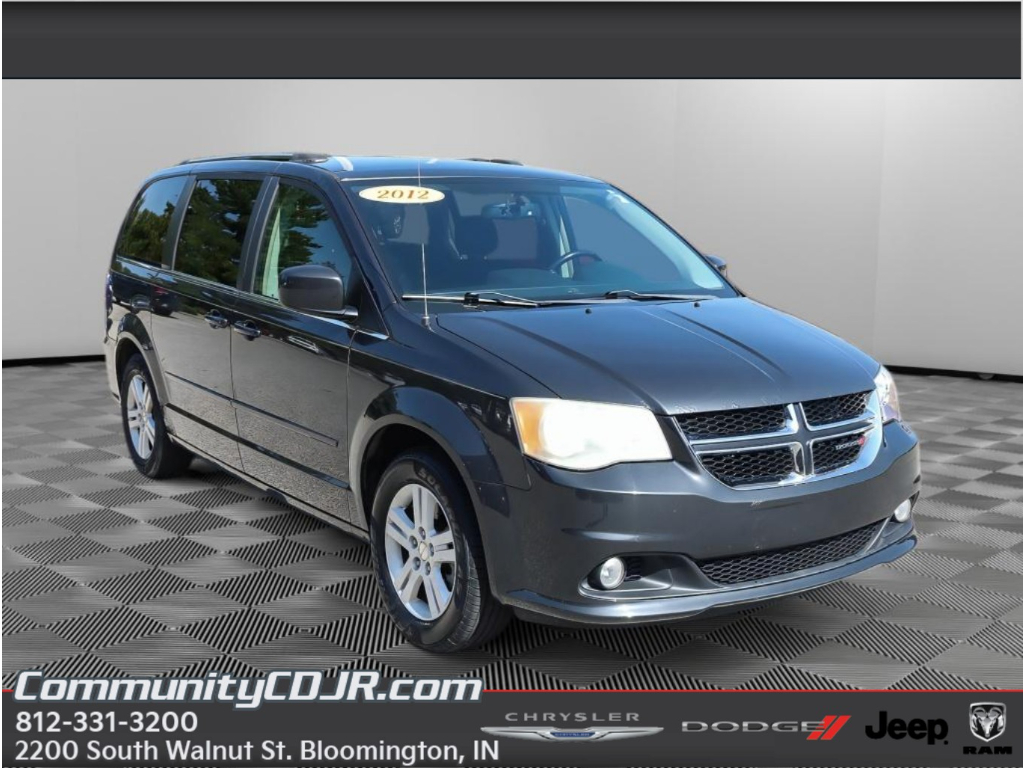 Black (Dark Charcoal Pearlcoat) 2012 Dodge Grand Caravan Minivan Front-Wheel Drive 6-Speed Automatic