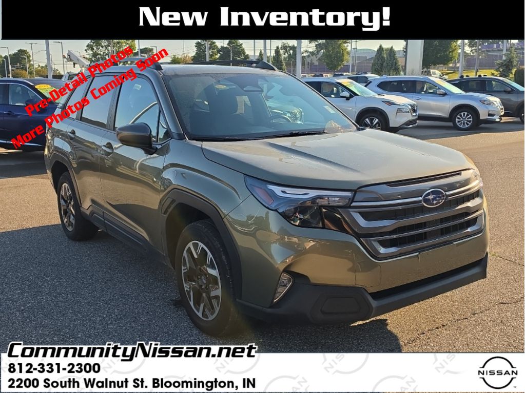 Autumn Green Metallic 2025 Subaru Forester SUV / Crossover All-Wheel Drive Continuously Variable Transmission