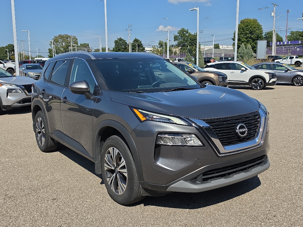 Gray (Gun Metallic) 2023 Nissan Rogue SUV / Crossover All-Wheel Drive Continuously Variable Transmission