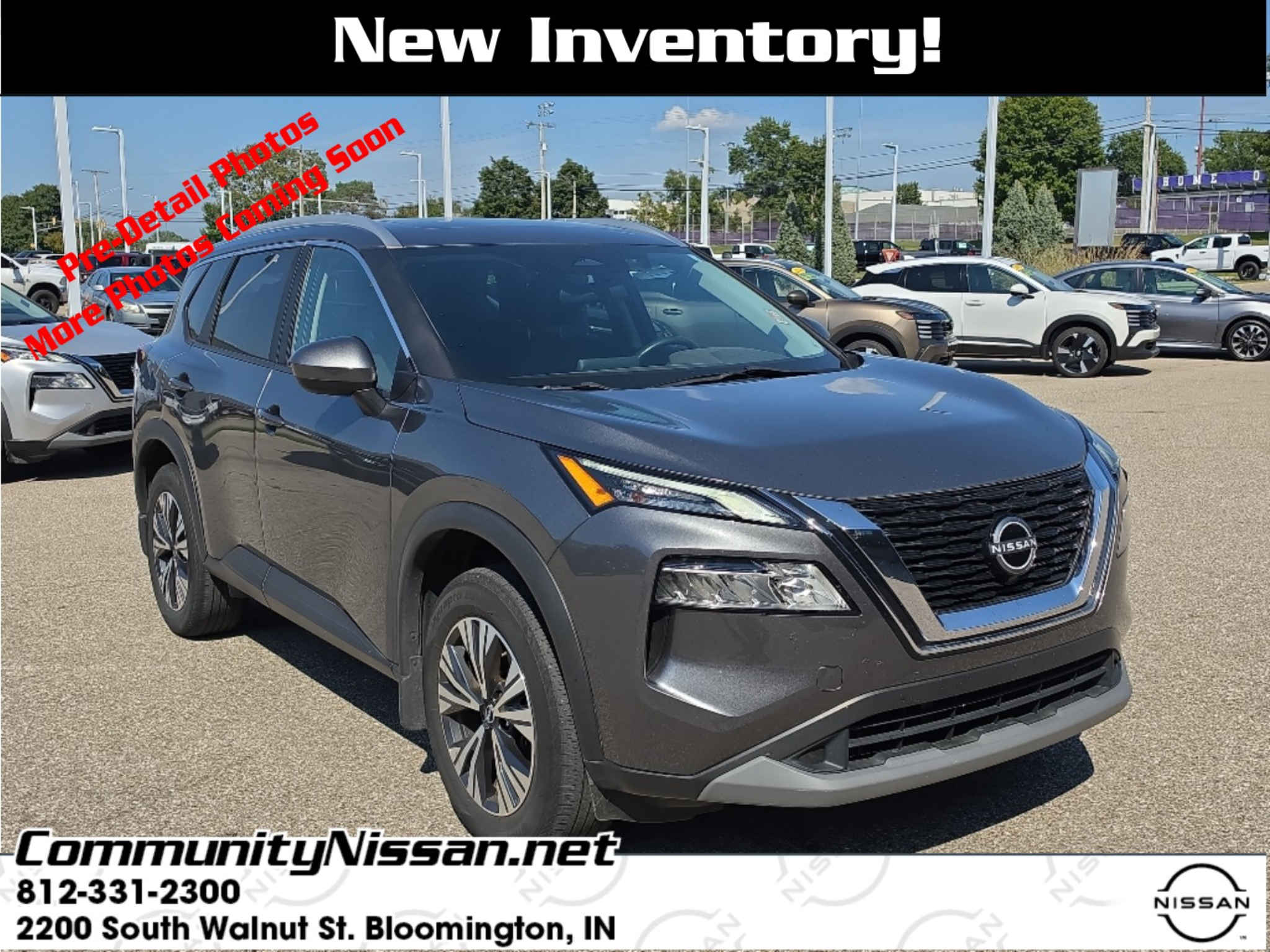 Gray (Gun Metallic) 2023 Nissan Rogue SUV / Crossover All-Wheel Drive Continuously Variable Transmission