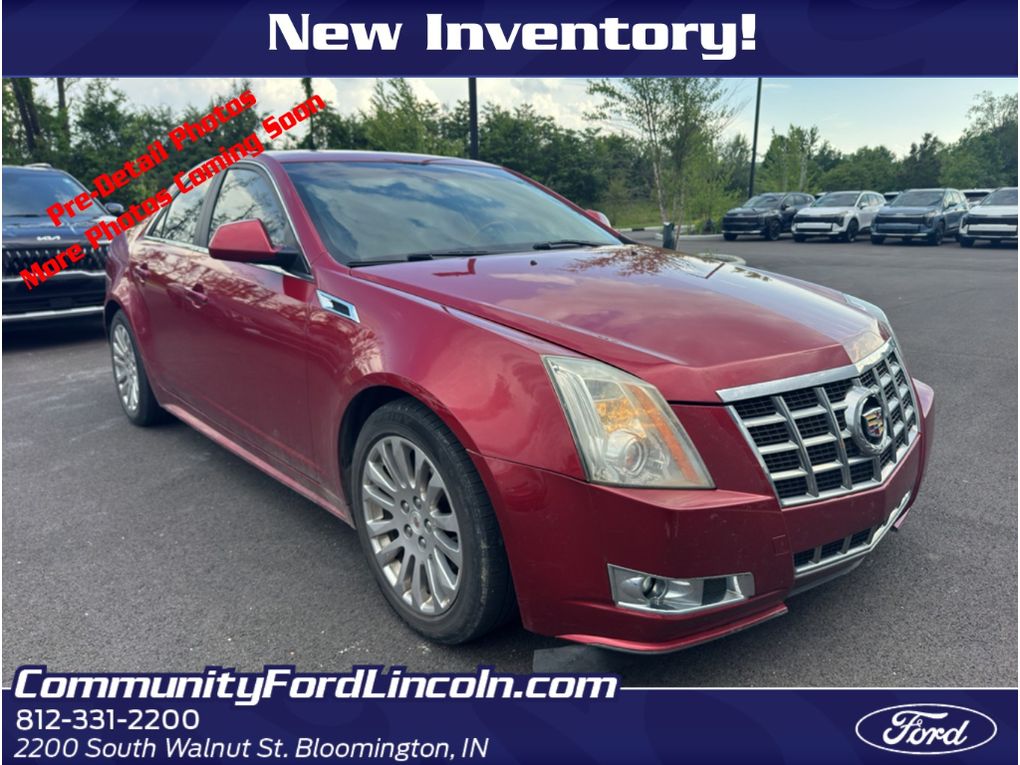 Red 2013 Cadillac CTS Sedan Rear-Wheel Drive