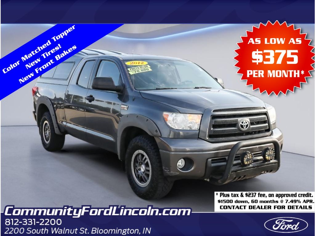 Magnetic Gray Metallic 2012 Toyota Tundra Pickup Truck Four-Wheel Drive 6-Speed Automatic
