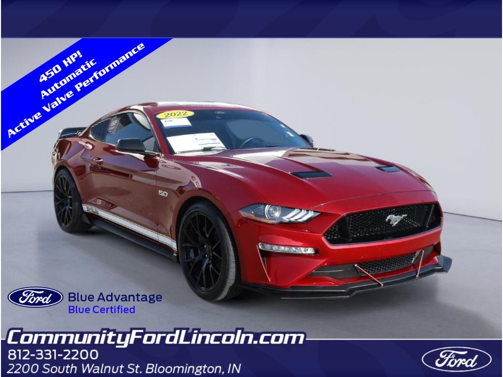 Rapid Red Metallic Tinted Clearcoat 2022 Ford Mustang Coupe Rear-Wheel Drive Automatic