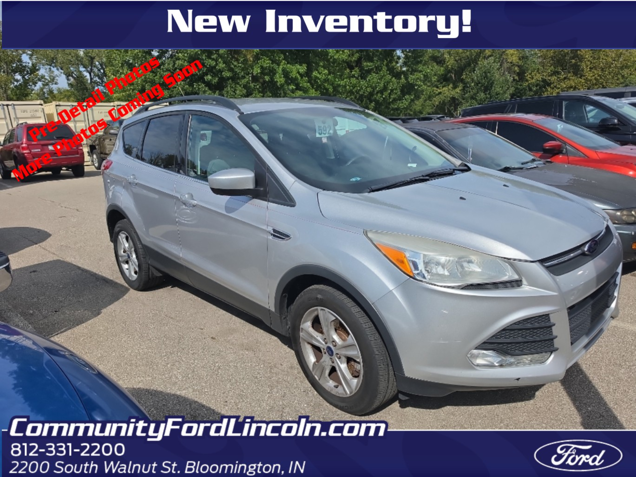 Ingot Silver Metallic 2014 Ford Escape SUV / Crossover All-Wheel Drive 6-Speed Automatic