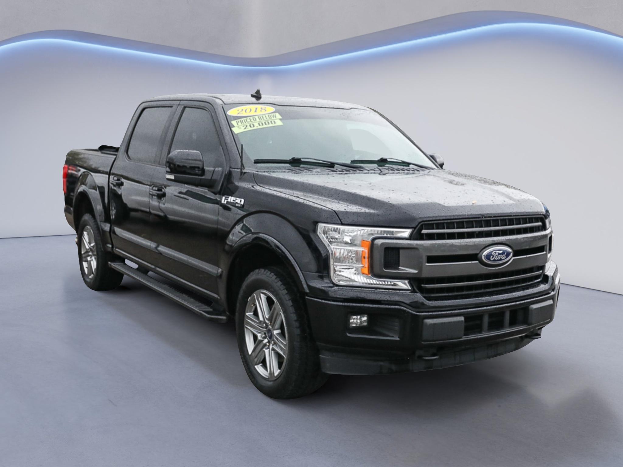 SHADOW BLACK 2018 Ford F-150 Pickup Truck Four-Wheel Drive Automatic