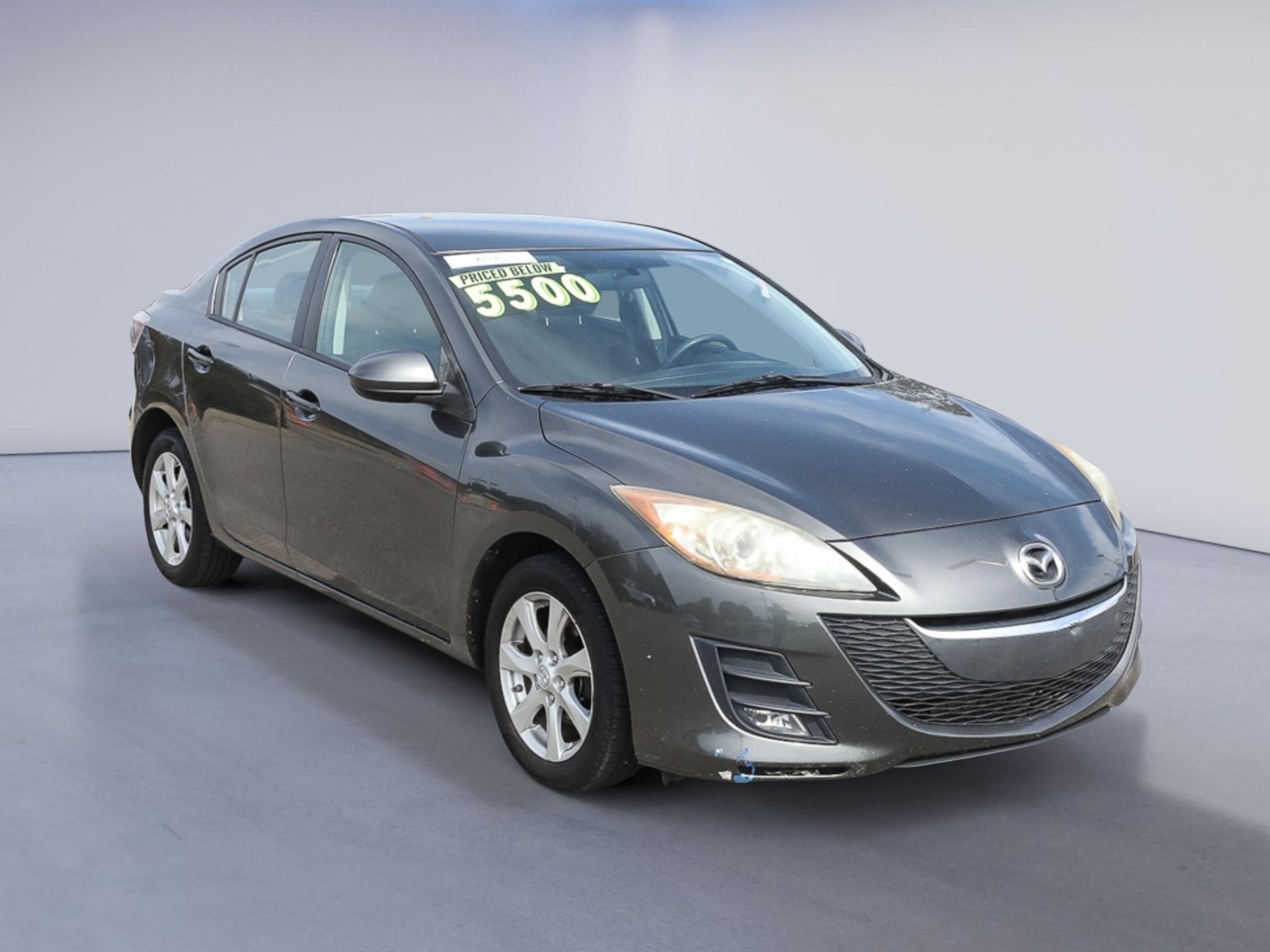 Gray 2010 Mazda MAZDA3 Sedan Front-Wheel Drive 5-Speed Automatic