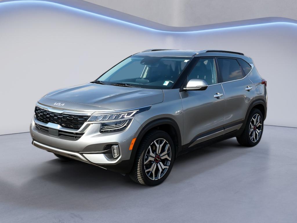 Steel Gray 2023 Kia Seltos SX AWD SUV / Crossover All-Wheel Drive 7-Speed Automatic