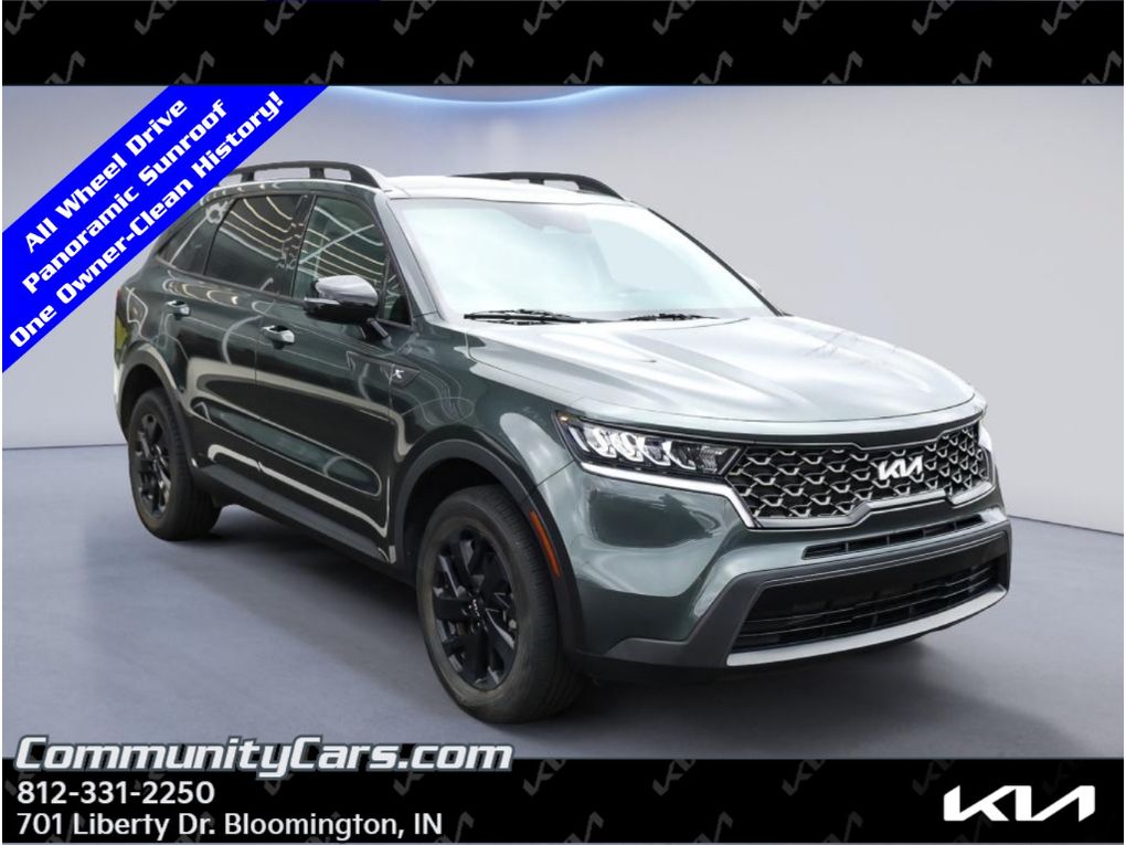 Aruba Green 2023 Kia Sorento X-Line S AWD SUV / Crossover All-Wheel Drive 8-Speed Automatic