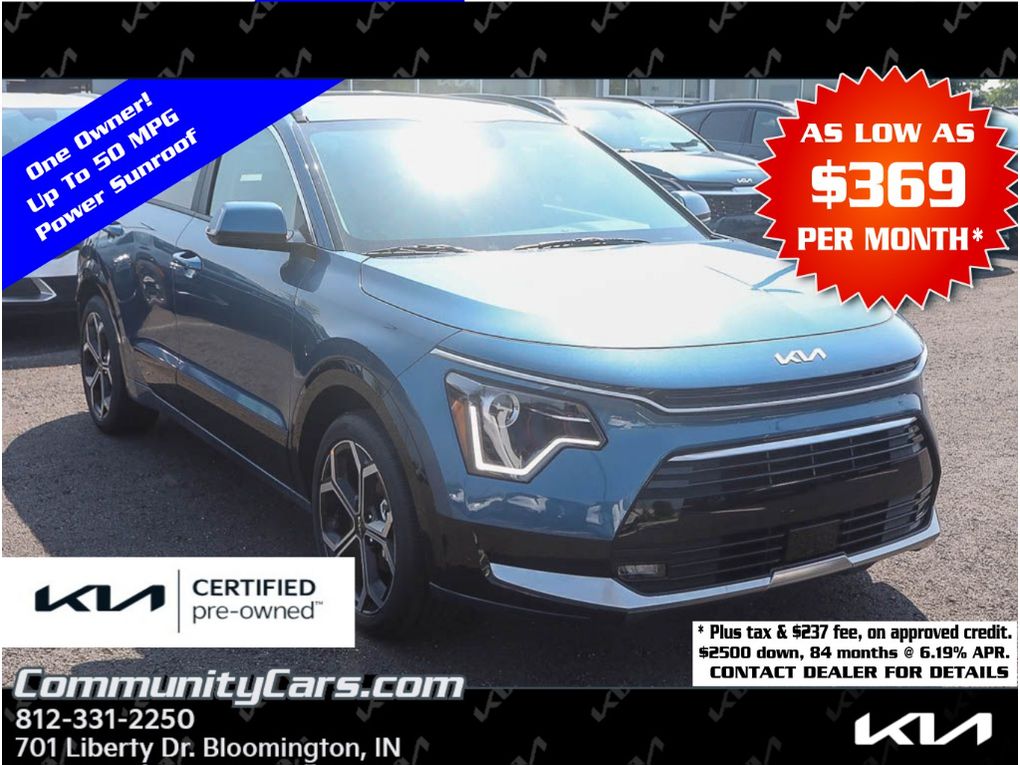 Mineral Blue 2025 Kia Niro SUV / Crossover Front-Wheel Drive 6-Speed Automatic