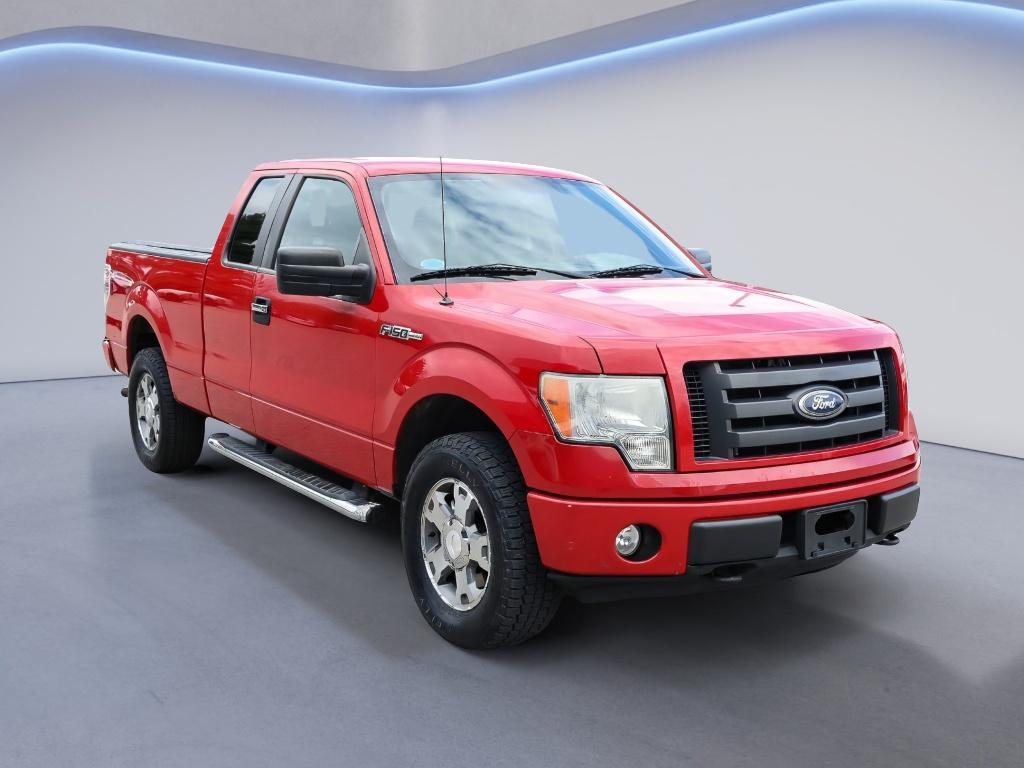 Vermillion Red 2010 Ford F-150 STX SuperCab 4WD Pickup Truck Four-Wheel Drive 4-Speed Automatic