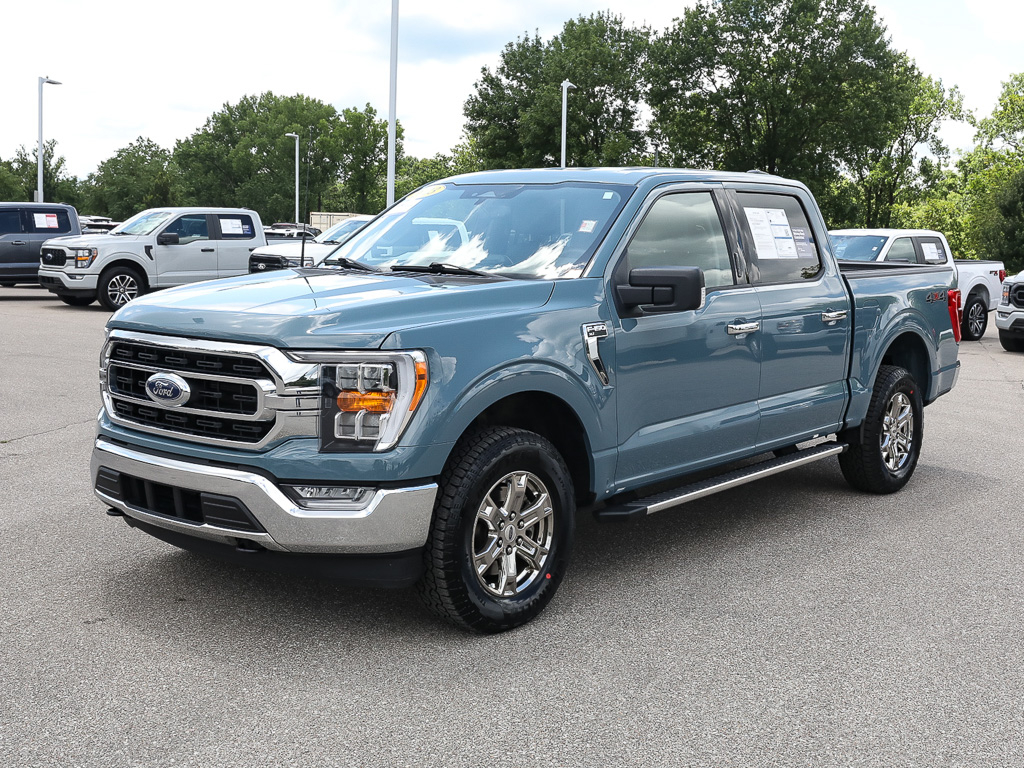 Area 51 Blue 2023 Ford F-150 Pickup Truck Four-Wheel Drive Automatic