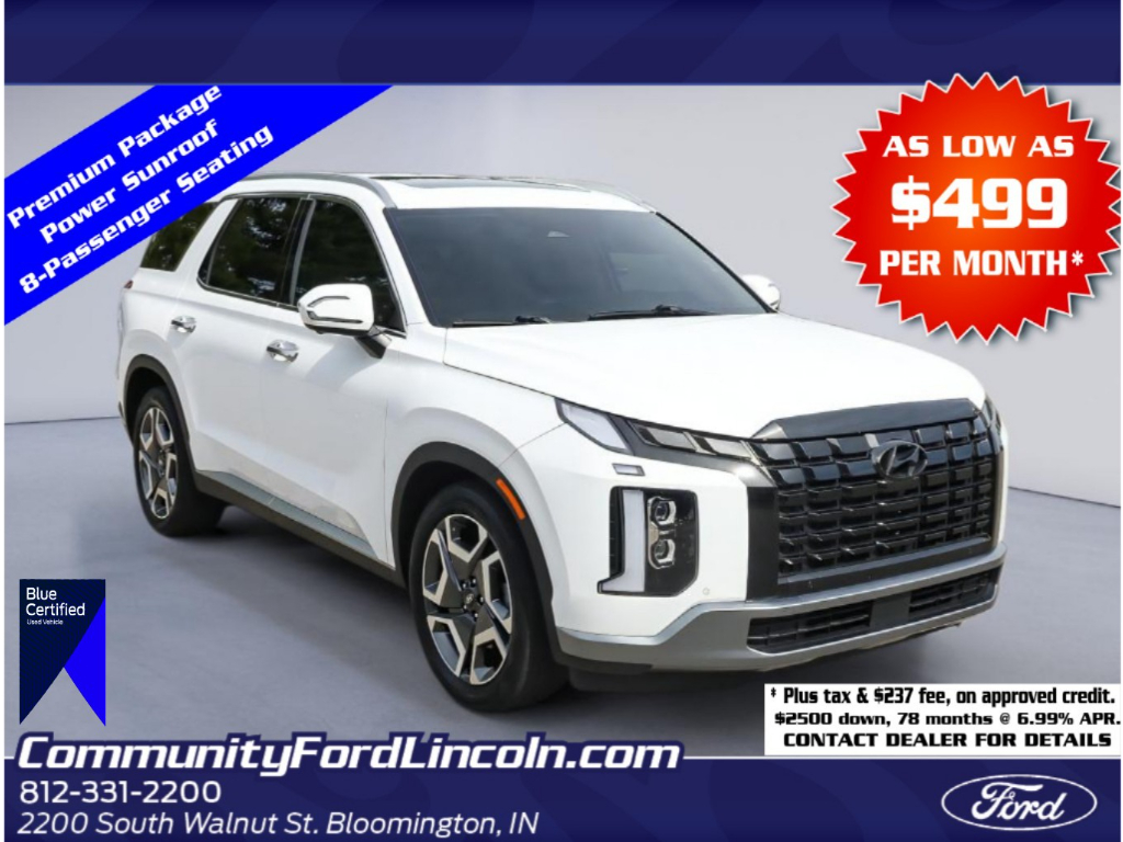 Hyper White 2024 Hyundai Palisade SUV / Crossover All-Wheel Drive 8-Speed Automatic