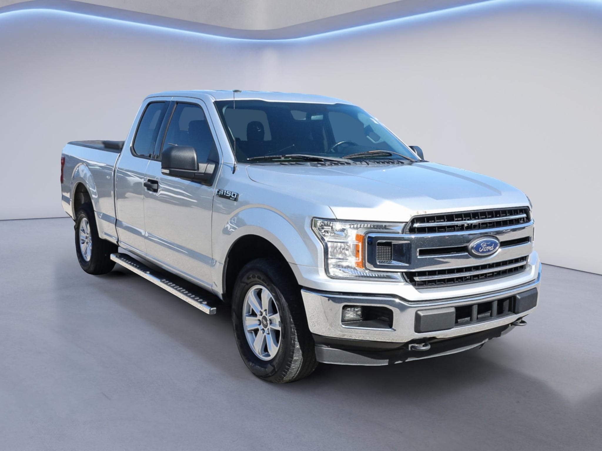 Ingot Silver Metallic 2018 Ford F-150 Pickup Truck Four-Wheel Drive Automatic