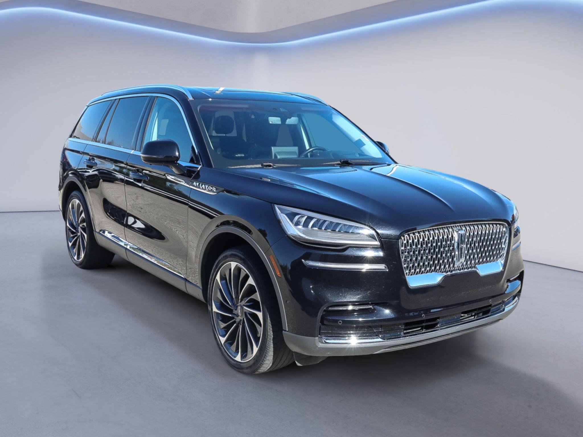 Infinite Black Metallic Clearcoat 2023 Lincoln Aviator SUV / Crossover All-Wheel Drive Automatic