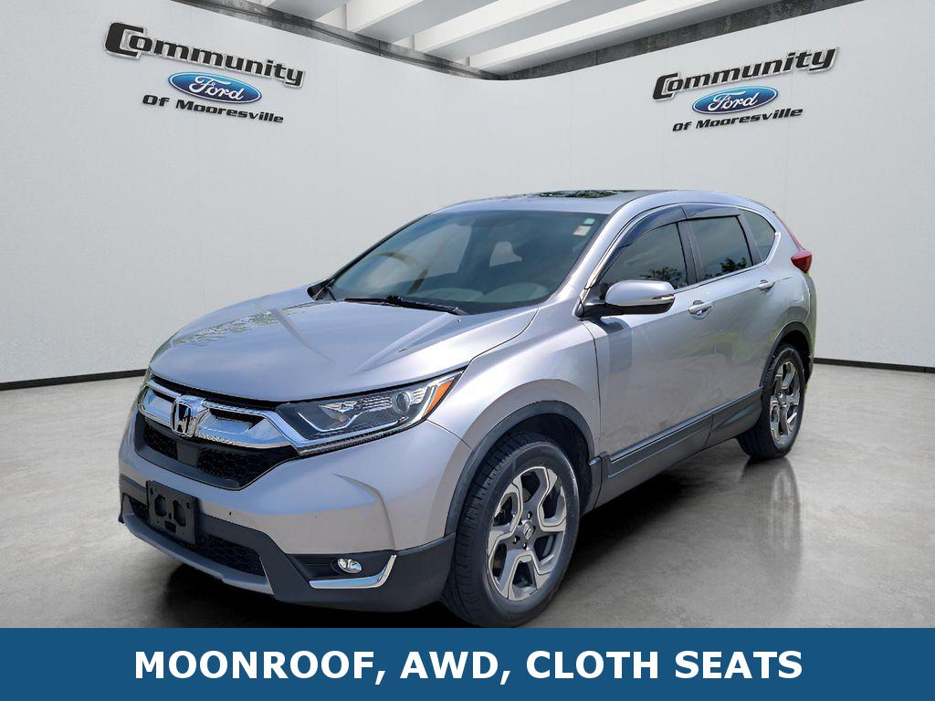 Lunar Silver Metallic 2018 Honda CR-V EX AWD SUV / Crossover All-Wheel Drive Continuously Variable Transmission