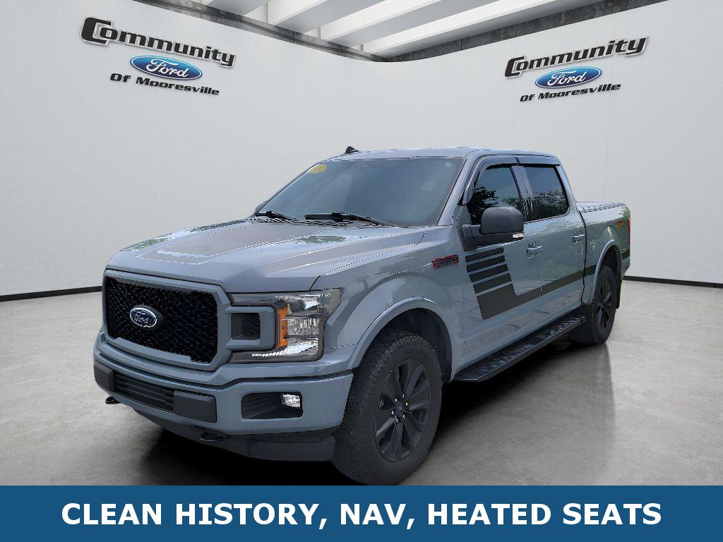 Abyss Gray Metallic 2019 Ford F-150 XLT SuperCrew 4WD Pickup Truck Four-Wheel Drive Automatic