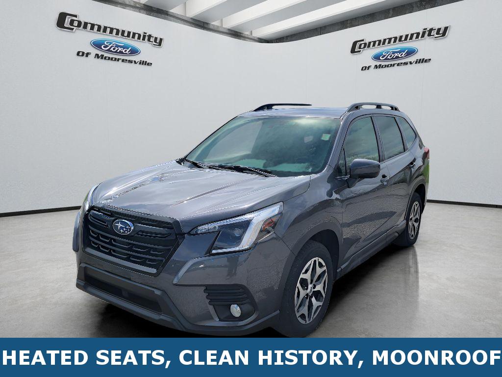 Magnetite Gray Metallic 2022 Subaru Forester Premium Crossover AWD SUV / Crossover All-Wheel Drive Continuously Variable Transmission