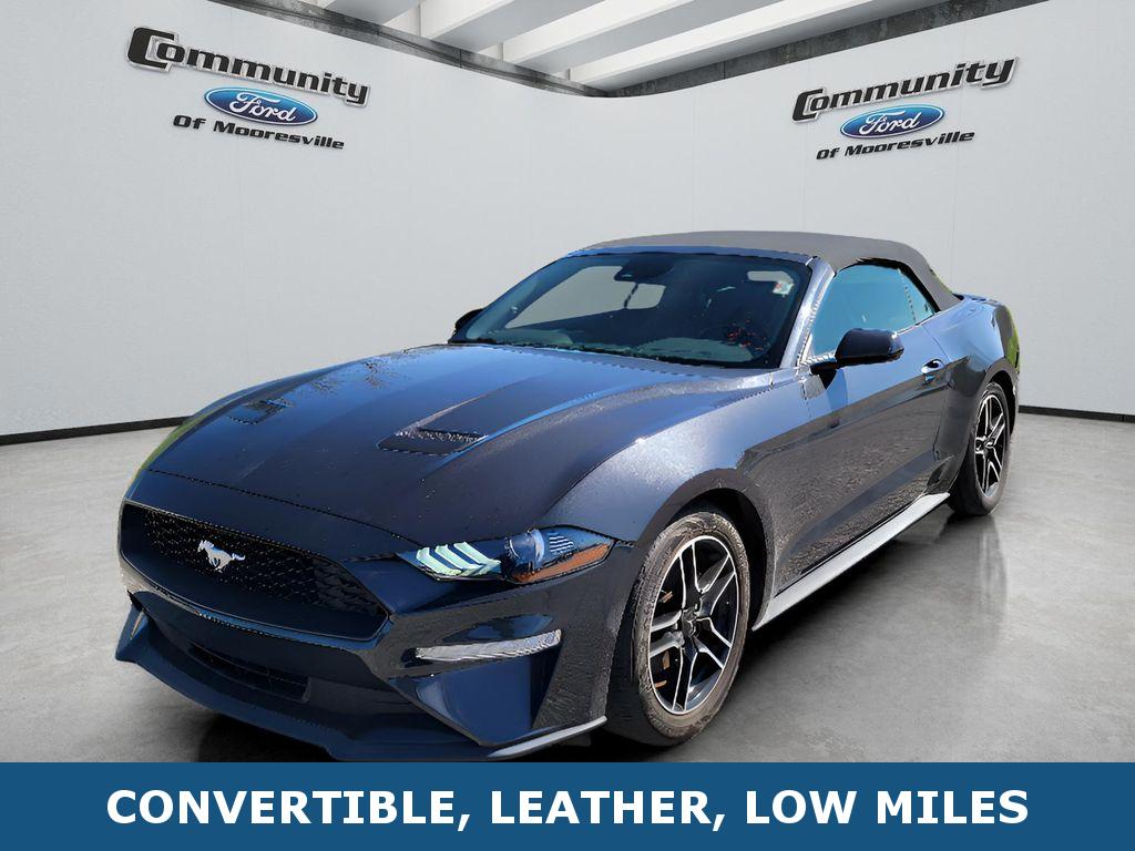 Dark Matter Gray Metallic 2023 Ford Mustang EcoBoost Premium Convertible RWD Convertible Rear-Wheel Drive Automatic