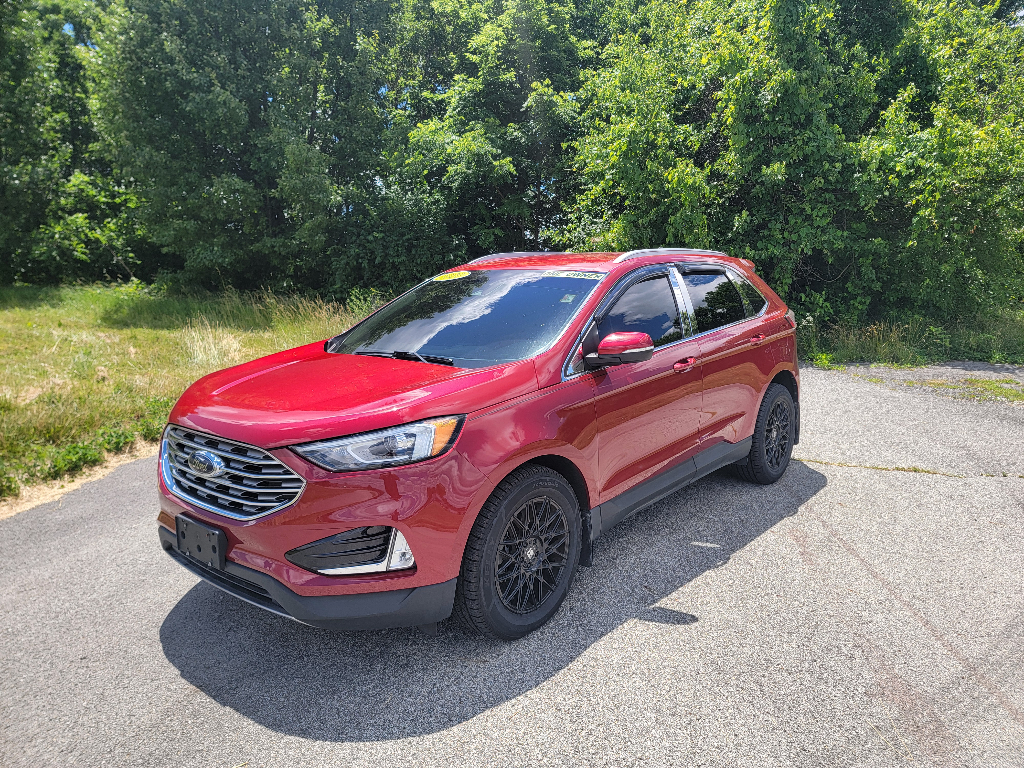 Rapid Red Metallic Tinted Clearcoat 2020 Ford Edge SEL FWD SUV / Crossover Front-Wheel Drive 8-Speed Automatic