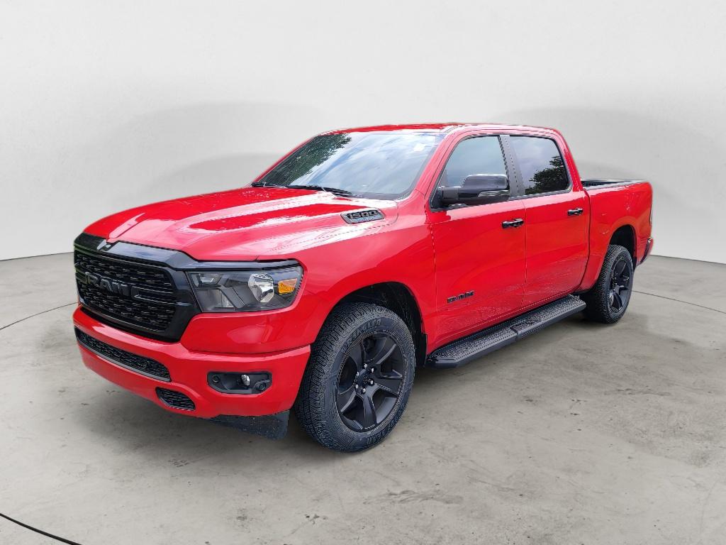 Flame Red Clearcoat 2023 RAM 1500 Pickup Truck Four-Wheel Drive 8-Speed Automatic