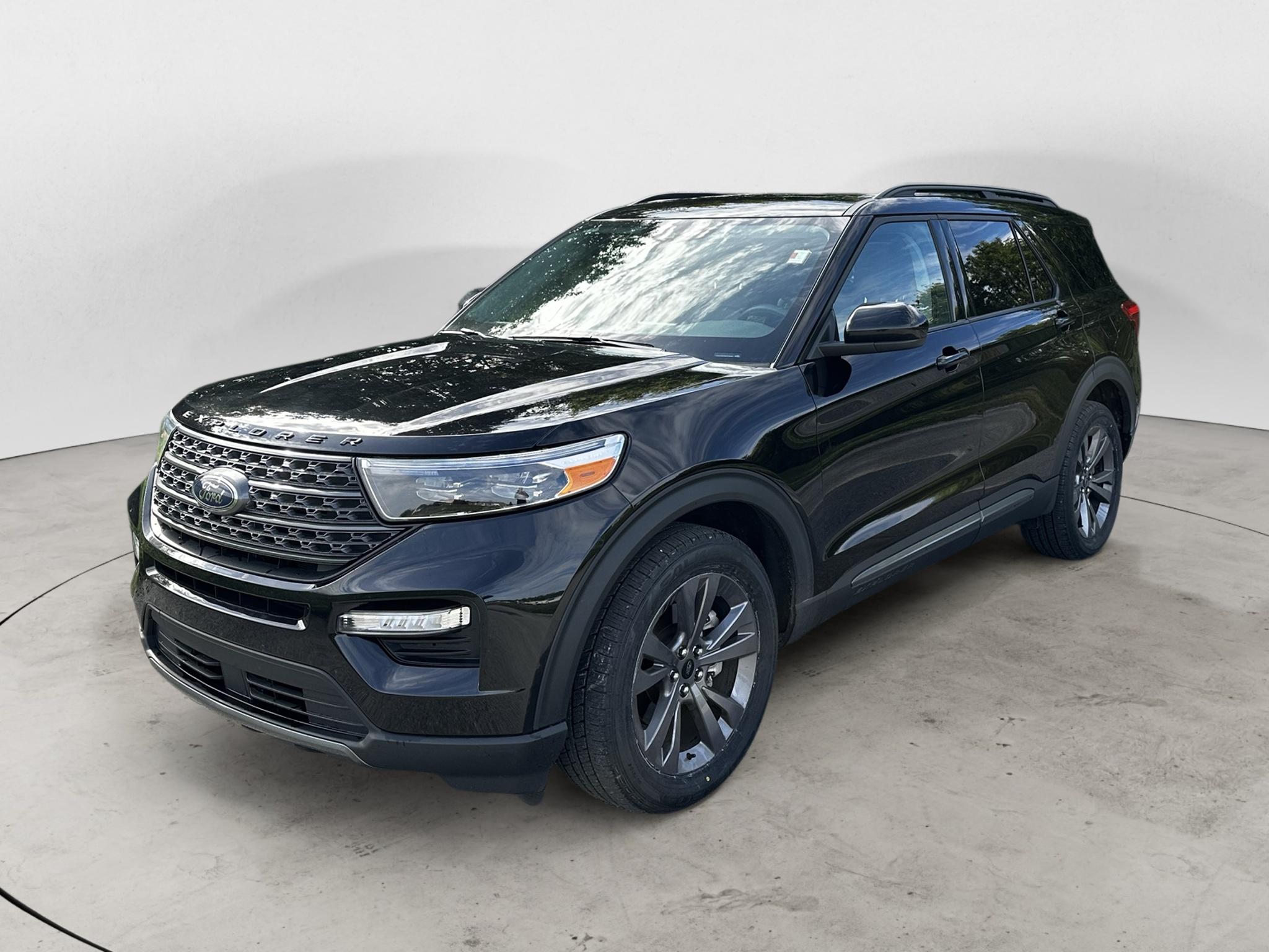 Agate Black Metallic 2023 Ford Explorer SUV / Crossover All-Wheel Drive Automatic