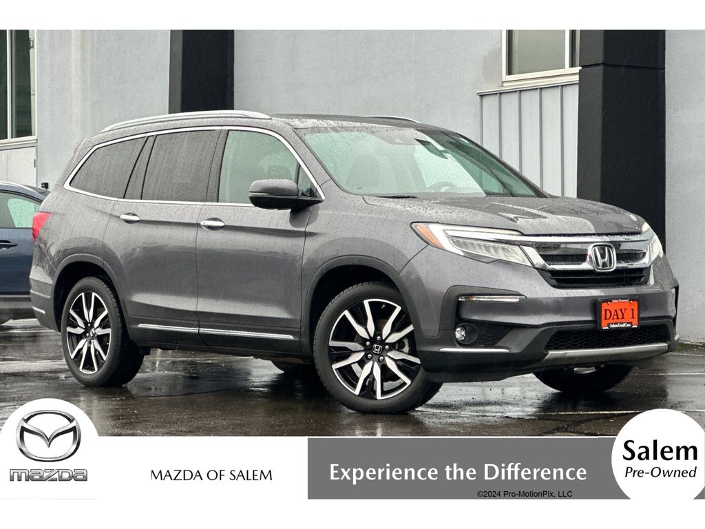 Gray (Modern Steel Metallic) 2019 Honda Pilot Touring AWD SUV / Crossover All-Wheel Drive 9-Speed Automatic
