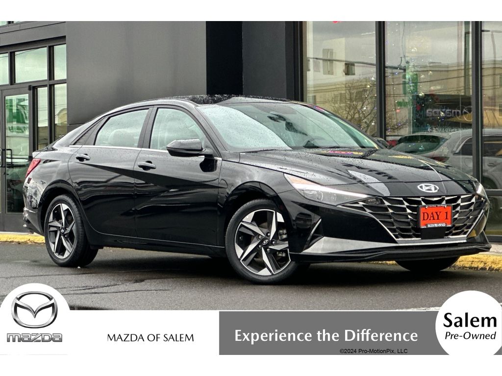 PHANTOM BLACK 2023 Hyundai Elantra Limited FWD Sedan Front-Wheel Drive Continuously Variable Transmission