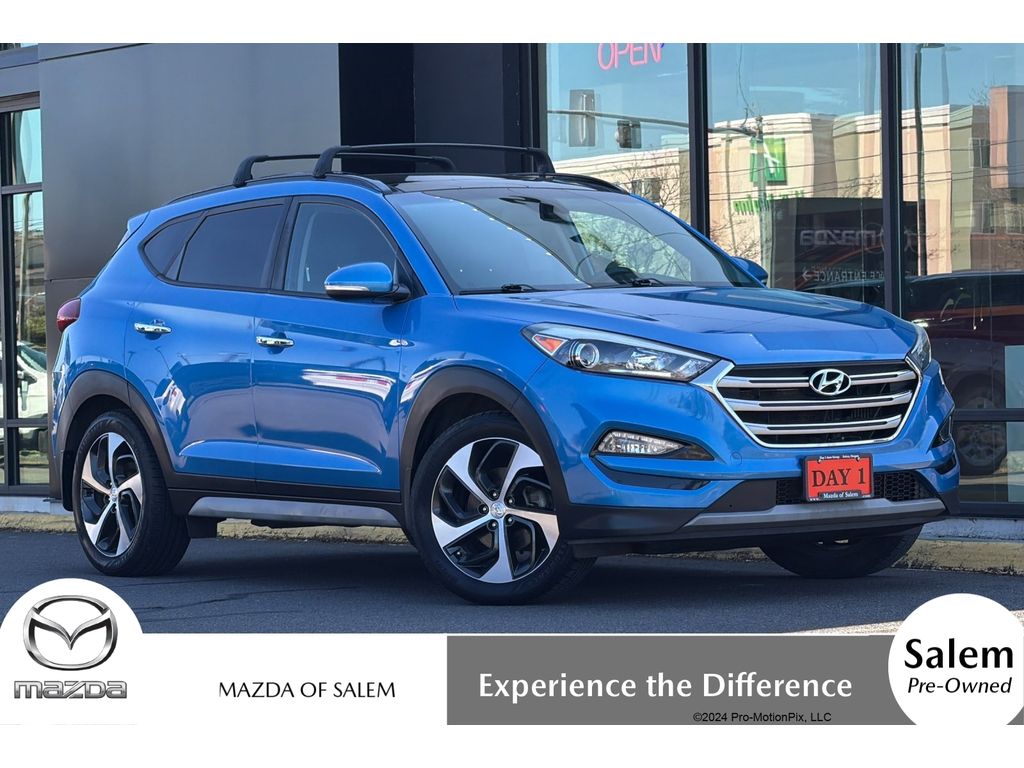 CARIBBEAN BLUE 2018 Hyundai Tucson 1.6T Limited AWD SUV / Crossover All-Wheel Drive 7-Speed Automatic