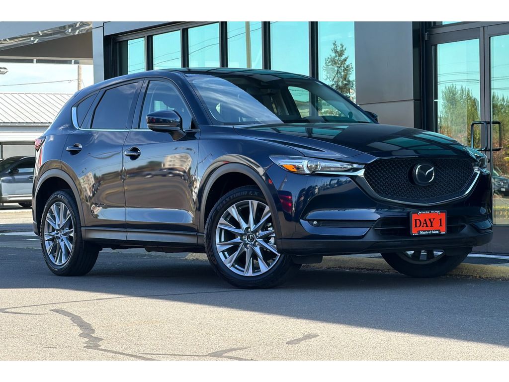 Deep Crystal Blue Mica 2021 Mazda CX-5 Grand Touring AWD SUV / Crossover All-Wheel Drive 6-Speed Automatic