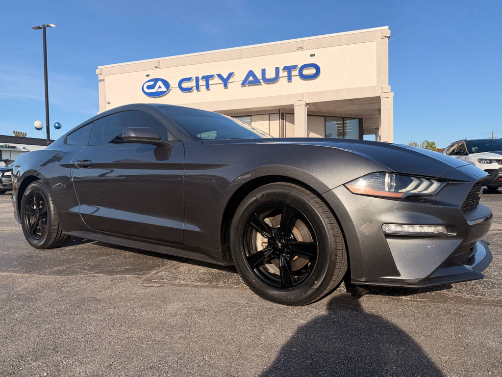 Gray (Magnetic Metallic) 2020 Ford Mustang EcoBoost Coupe RWD Coupe Rear-Wheel Drive Automatic