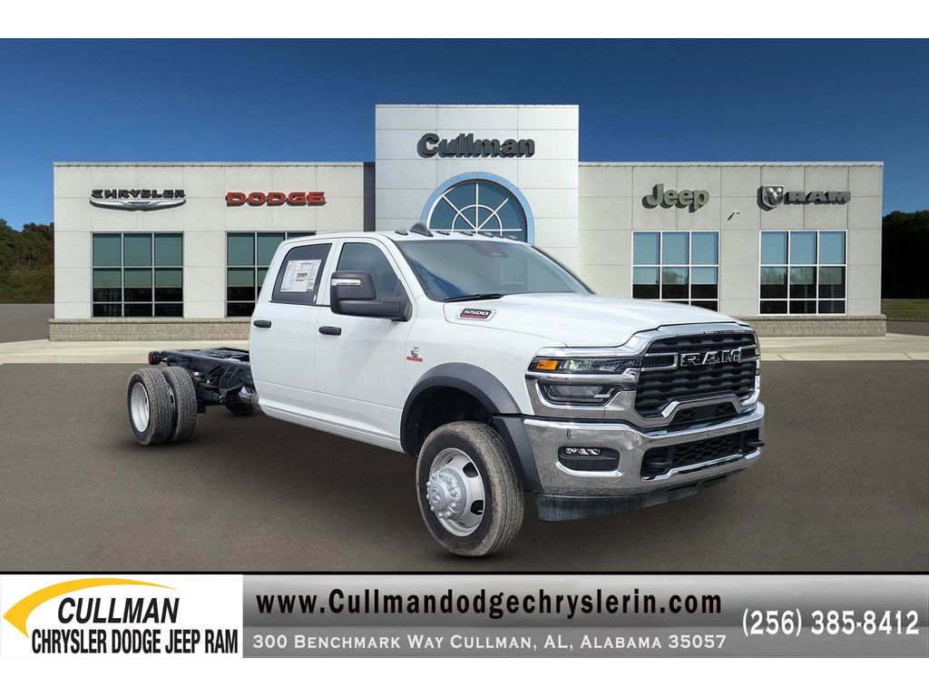 Bright White Clearcoat 2025 RAM 5500 Chassis 8-Speed Automatic