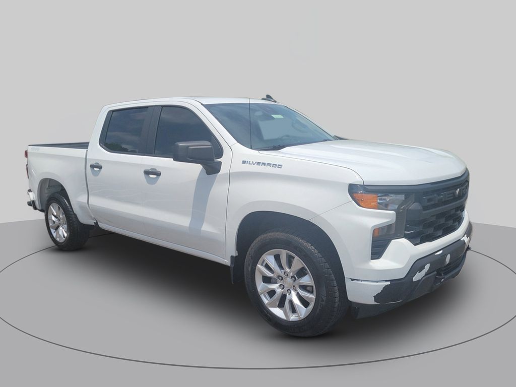 SUMMIT WHITE 2023 Chevrolet Silverado 1500 Pickup Truck Four-Wheel Drive 8-Speed Automatic