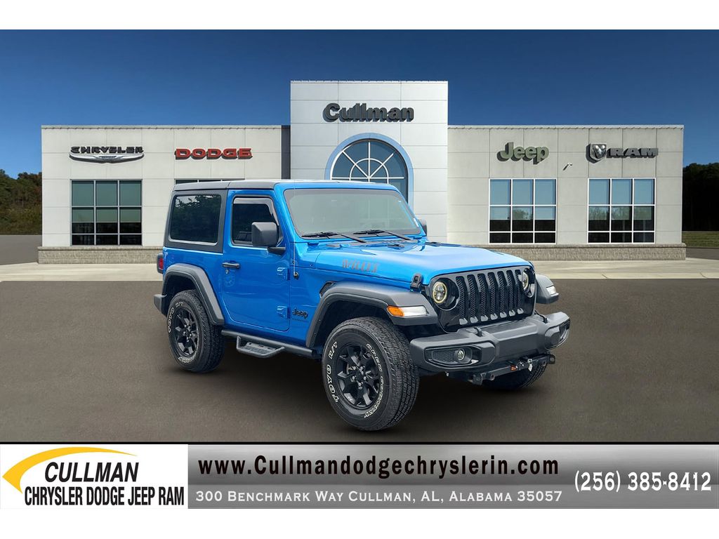 Hydro Blue Pearlcoat 2023 Jeep Wrangler SUV / Crossover Four-Wheel Drive 8-Speed Automatic