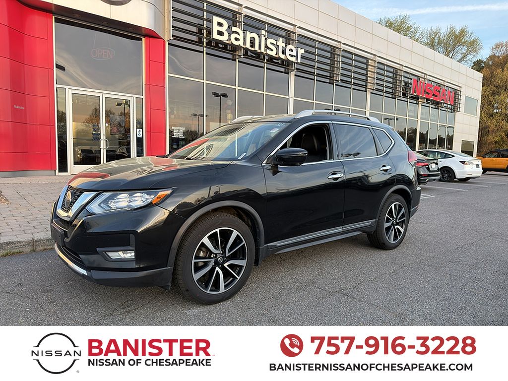 Gray (Magnetic Black Pearl) 2019 Nissan Rogue SL FWD SUV / Crossover Front-Wheel Drive Continuously Variable Transmission
