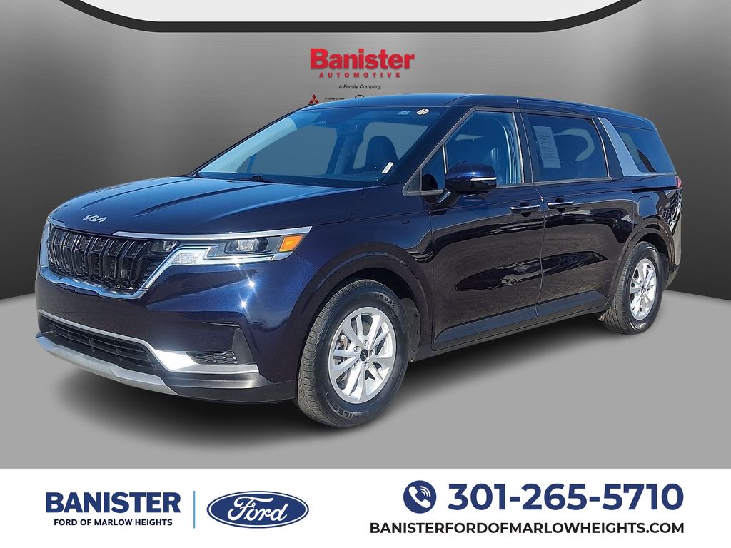 Deep Chroma Blue 2022 Kia Carnival LX FWD Minivan Front-Wheel Drive 8-Speed Automatic