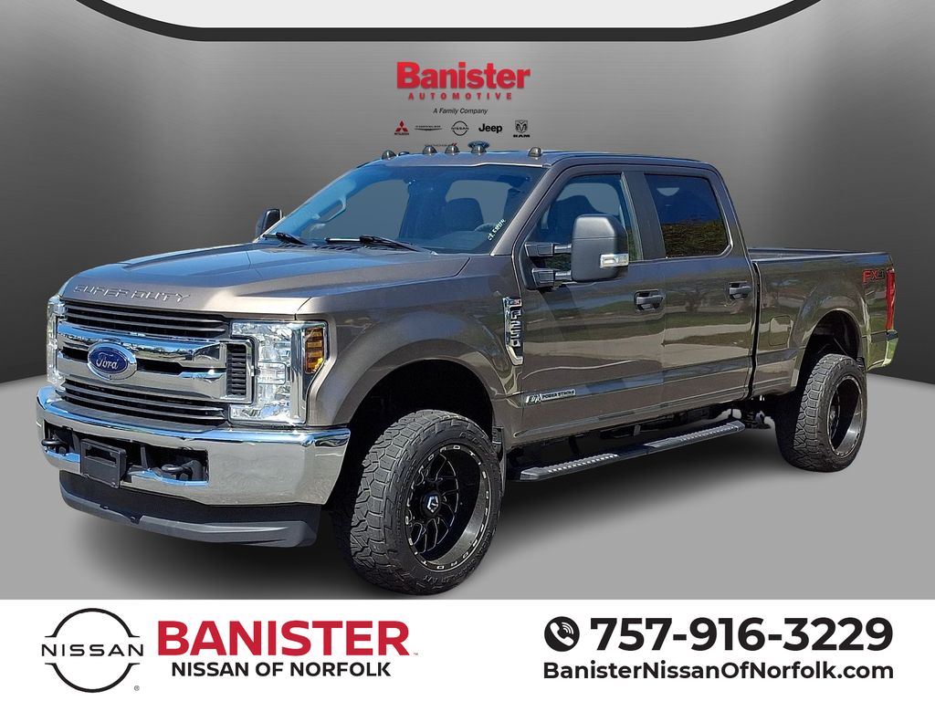 STONE GRAY 2019 Ford F-250 Super Duty XL Crew Cab 4WD Pickup Truck Four-Wheel Drive 6-Speed Automatic