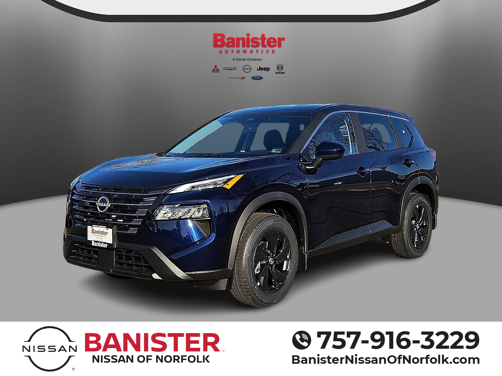 Deep Ocean Blue Pearl 2026 Nissan Rogue SUV / Crossover Front-Wheel Drive Continuously Variable Transmission