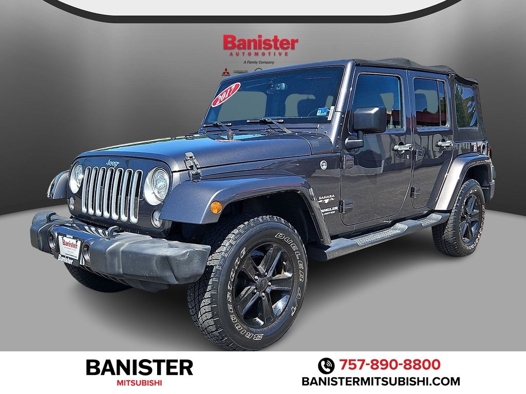 Gray (Granite Crystal Metallic Clearcoat) 2017 Jeep Wrangler SUV / Crossover Four-Wheel Drive 6-Speed Manual