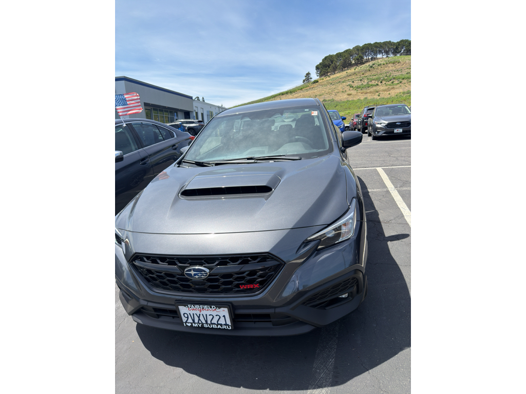 Magnetite Gray Metallic/Crystal Black Silica 2025 Subaru WRX Premium AWD Sedan All-Wheel Drive 8-Speed CVT