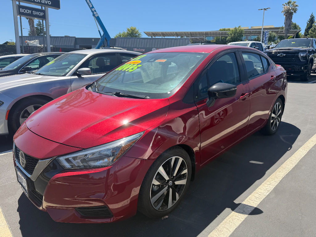Red (Scarlet Ember Tintcoat) 2022 Nissan Versa Sedan Front-Wheel Drive Continuously Variable Transmission