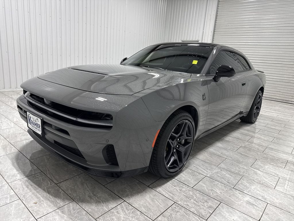 Gray 2026 Dodge Charger Daytona Daytona Scat Pack Plus Coupe AWD Coupe All-Wheel Drive 8-Speed Automatic