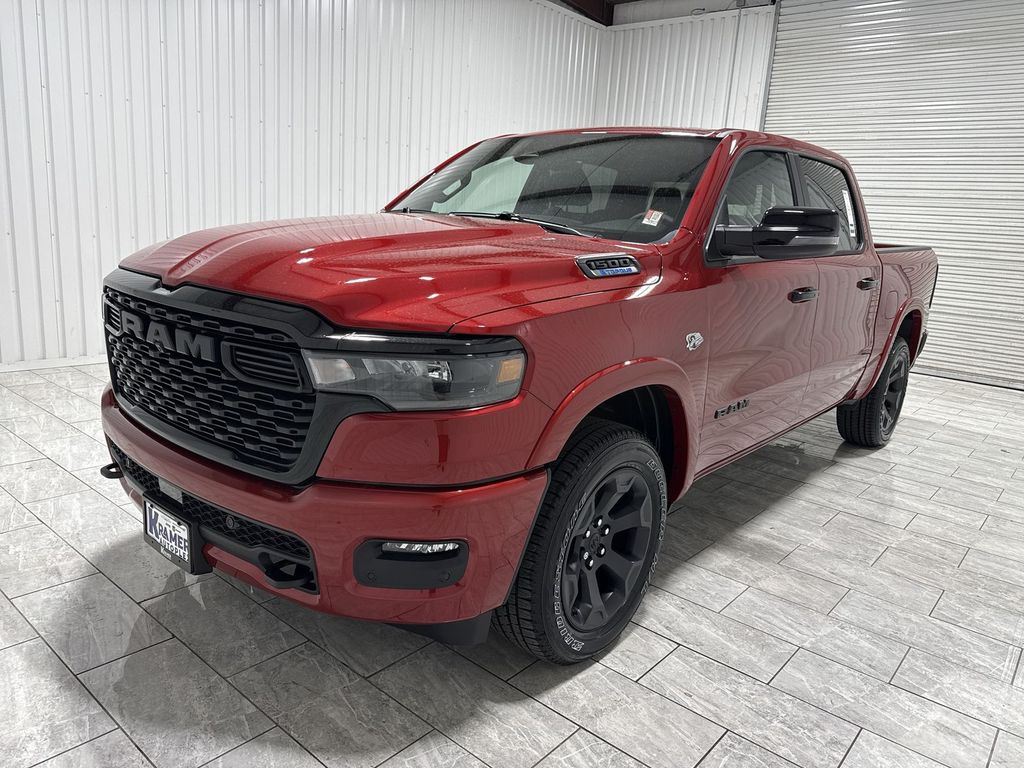 Molten Red Pearlcoat 2026 RAM 1500 Lone Star Crew Cab 4WD Pickup Truck Four-Wheel Drive 8-Speed Automatic