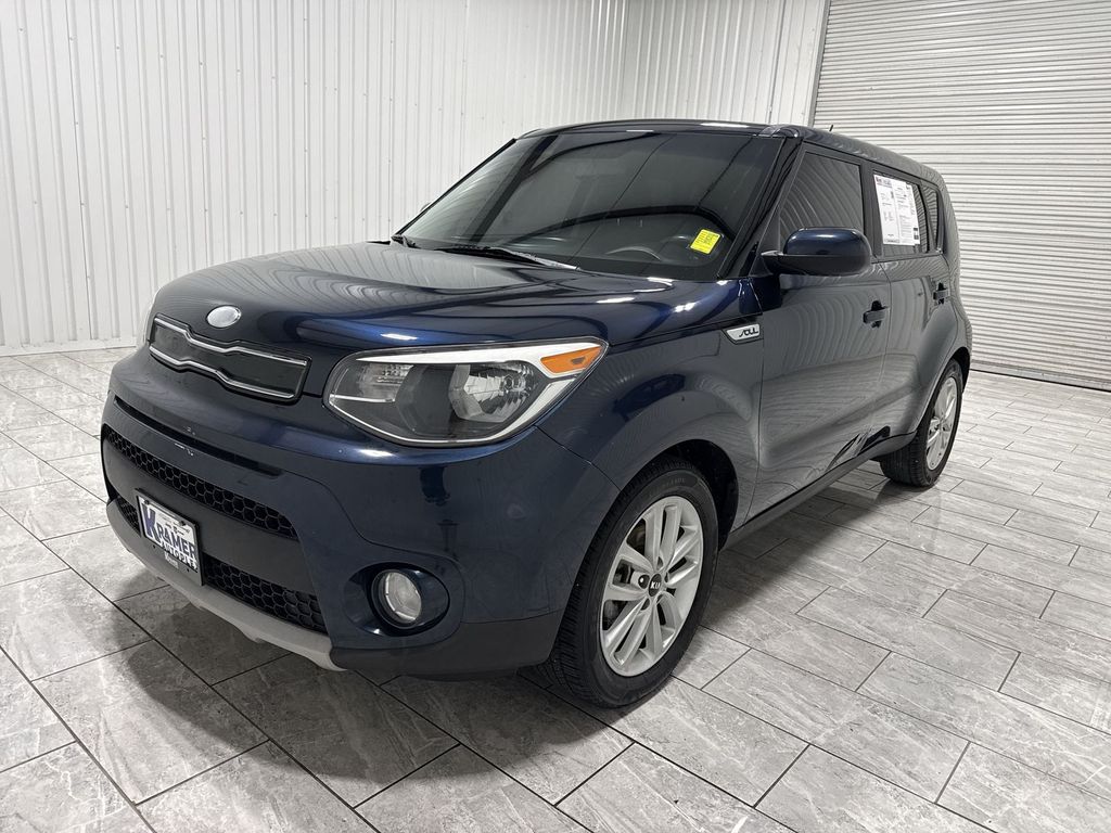 Mysterious Blue 2019 Kia Soul + FWD Wagon Front-Wheel Drive 6-Speed Automatic