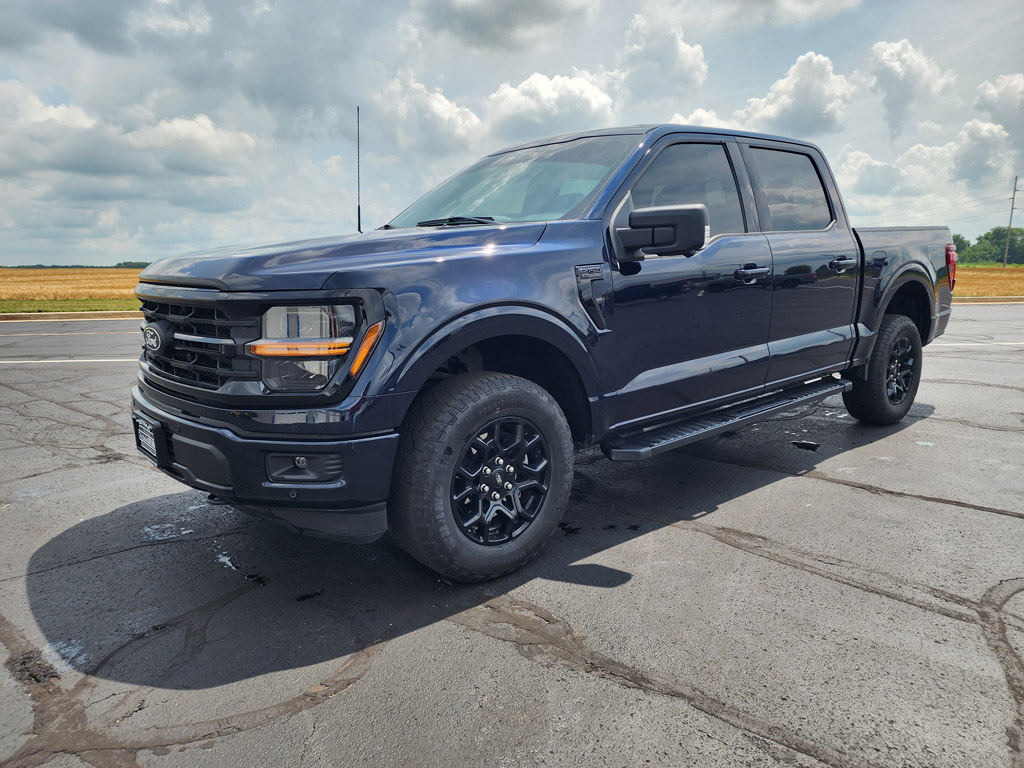 Antimatter Blue Metallic 2025 Ford F-150 Pickup Truck Four-Wheel Drive Automatic