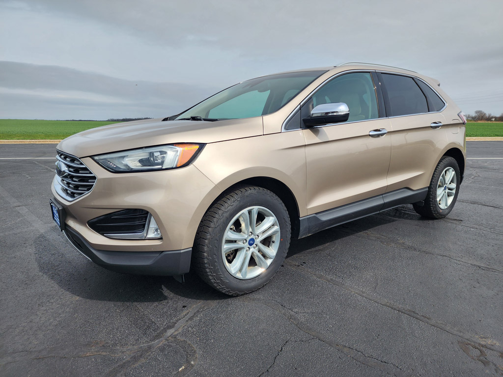 Desert Gold Metallic 2020 Ford Edge SEL AWD SUV / Crossover All-Wheel Drive 8-Speed Automatic