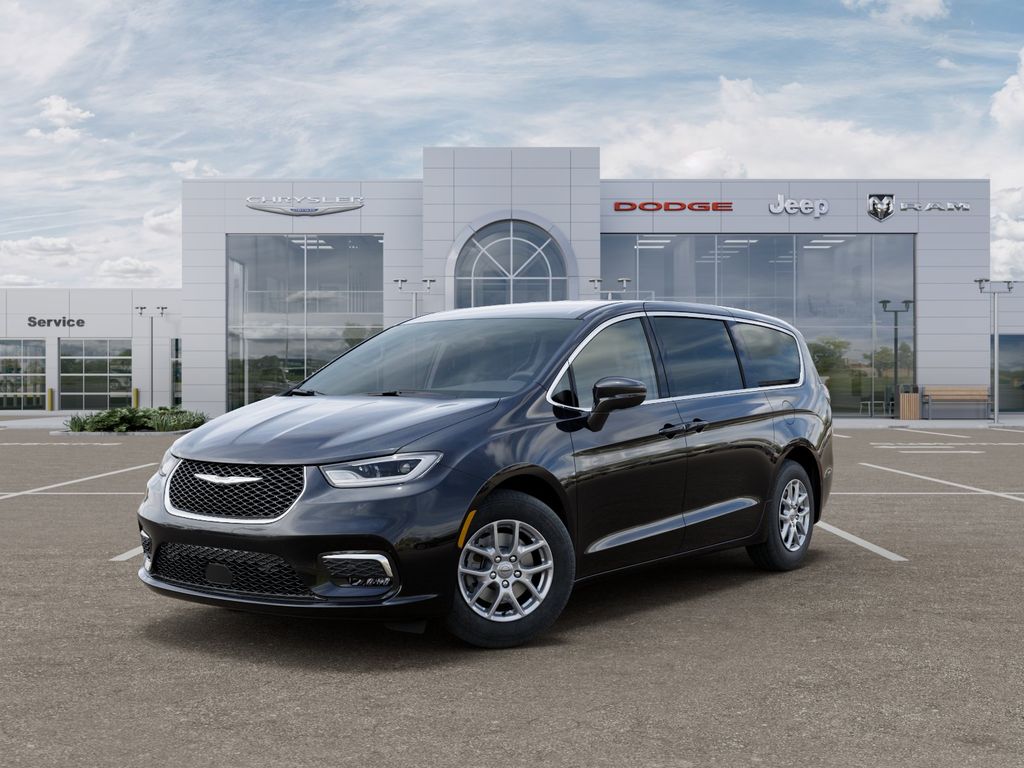Diamond Black Crystal Pearlcoat 2025 Chrysler Pacifica Select FWD Minivan Front-Wheel Drive 9-Speed Automatic