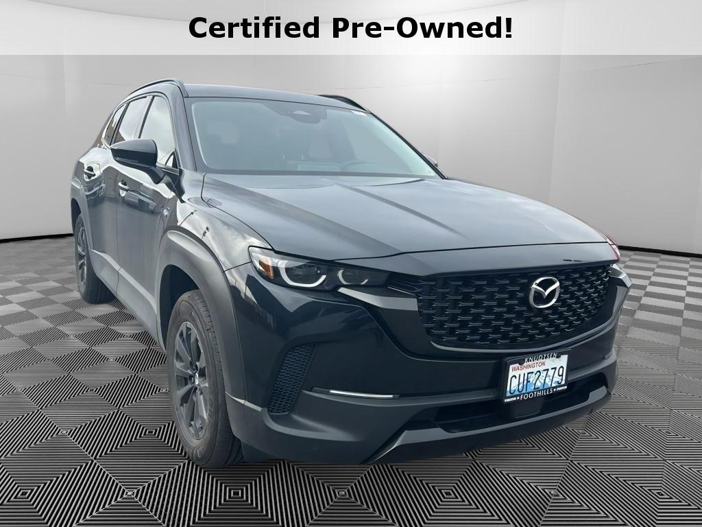 Jet Black Mica 2025 Mazda CX-50 Hybrid Premium AWD SUV / Crossover All-Wheel Drive