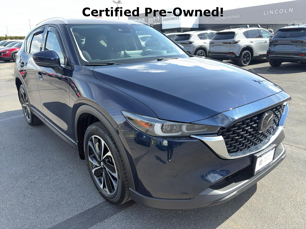 Deep Crystal Blue Mica 2023 Mazda CX-5 2.5 S Premium Plus AWD SUV / Crossover All-Wheel Drive 6-Speed Automatic