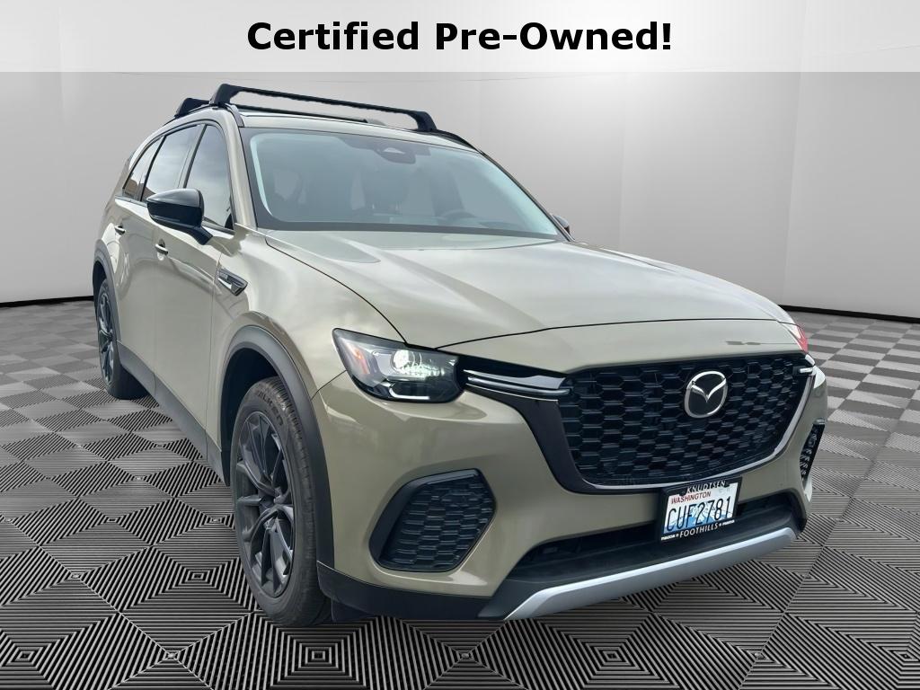 Zircon Sand Metallic 2025 Mazda CX-70 3.3 Turbo Premium AWD SUV / Crossover All-Wheel Drive 8-Speed Automatic